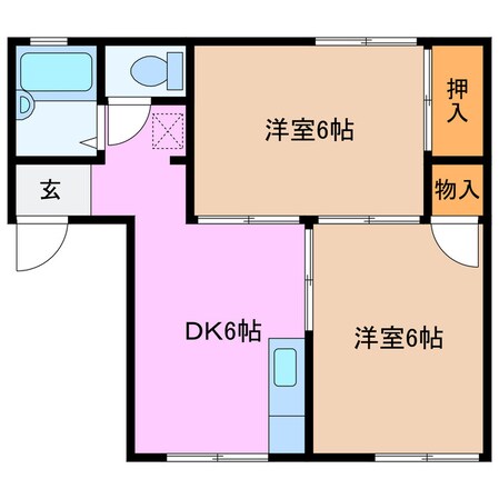 明野駅 徒歩17分 1階の物件間取画像